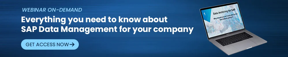 Webinar on SAP data management