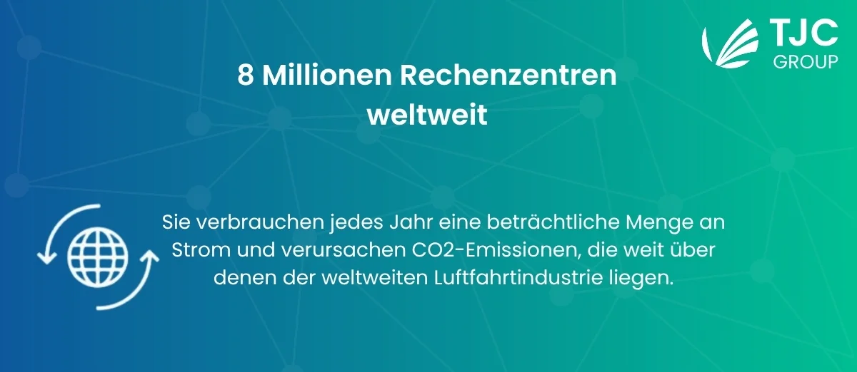 Erfahren Sie, wie viel Energie Rechenzentren weltweit verbrauchen