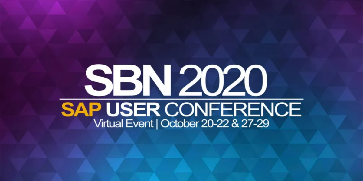 SBN Norge SAP-Anwenderkonferenz 2020