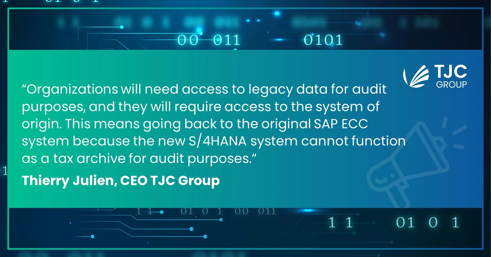 Quote 2 SAPinsider interviews Thierry Julien, CEO of TJC Group | SAP Data Management