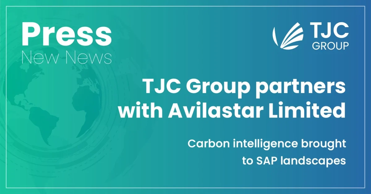 header TJC Group partners with Avilastar Limited to bring carbon intelligence to SAP landscapes