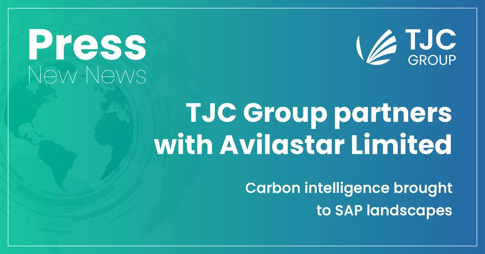 Header TJC Group arbeitet mit Avilastar Limited zusammen, um Carbon Intelligence in SAP-Landschaften zu bringen
