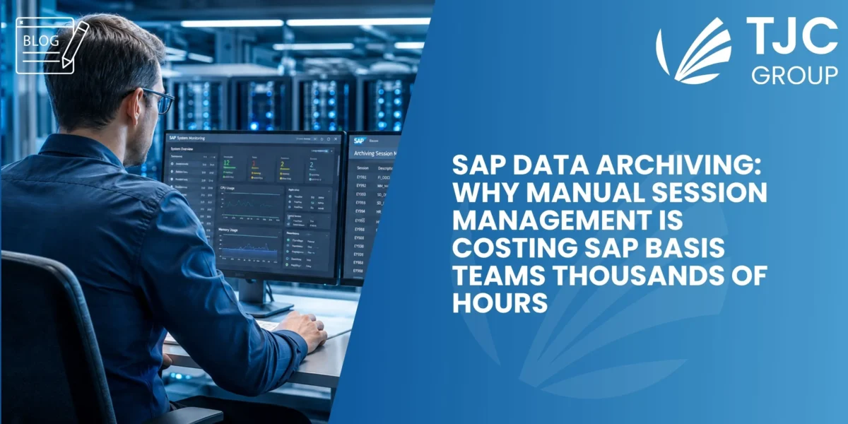 SAP data archiving why manual session management is